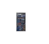 KING TONY Composición de 155 herramientas Bandejas EVAWAVE (277955 g/477910 g) pour pros et bricoleurs, avec norme technique, montage précis