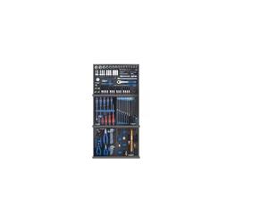 KING TONY Composición de 155 herramientas Bandejas EVAWAVE (277955 g/477910 g) pour pros et bricoleurs, avec norme technique, montage précis