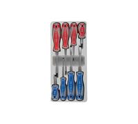 KING TONY Juego destornilladores - 8 Pzas pour pros et bricoleurs, idéal pour assemblage résistant, norme technique