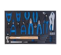 KING TONY - Module mousse + PP pinces et outils de frappe 17 pièces (781116)