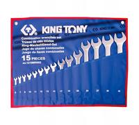 king tony - Trousse de 15 clés mixtes métriques - 6 à 32 mm - version tissu