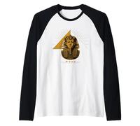 King Tut Pyramide Toutankhamon Camel Caravane Vintage Manche Raglan