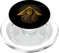 King Tut Pyramide Vintage Toutankhamon Pyramides de Gizeh PopSockets PopGrip pour MagSafe