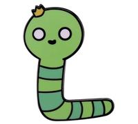 King Worm Worms Come Along With Me Adventure Time Jake Finn Badge en émail 3 cm, 1.2 Inches, Émail, émail