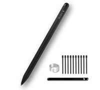 King Write MR05 EMR Stylet pour Kindle Scribe/Remarkable 2 avec gomme numérique, sensibilité à la pression 4096, rejet de paume, stylo numérique pour appareils EMR / tablette avec 10 pointes - Noir