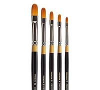 KINGART Lot de 3 pinceaux dorés