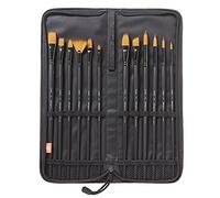KingArt Studio Lot de 12 pinceaux à Huile et Acrylique avec Manche Long