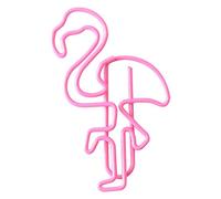 KingbeefLIU Marque-Page 10 Pièces Rose Flamant Rose Signet Trombone pour Fournitures Scolaires De Papeterie Rose Rouge