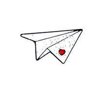 KingbeefLIU Unisexe Origami Avion Bateau émail Broche Broche Veste Sac Badge Cadeau élégant Broche Vintage Bijoux Cadeau XZ2461