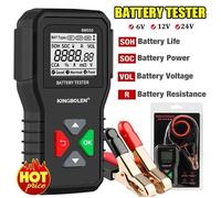 KINGBOLEN BM550 Testeur de Batterie AUTO 6V 12V 24V, 100-2000 CCA 2-200Ah Testeur d’alternateur automobile Analyseur de batterie