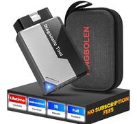KINGBOLEN Ediag Elite Valise Diagnostic Auto Multimarque, OBD2 Diagnostic Voiture Français avec Test Actif, 15+ Services, Tous Les systèmes Diagnostic pour iOS et Android, Mise à Jour Gratuite à Vie