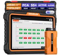 KINGBOLEN K10 Ultra OBD2 Valise Diagnostic Auto Multimarque Français pour système Complet avec 55+ Réinitialisation, Bidirectionnel Diagnostic Voiture J2534 CANFD DOIP Codage ECU Mise à Jour de 2 Ans
