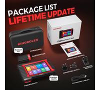 KINGBOLEN K7 OBD2 Scanner - Outil de diagnostic complet du système, 31+ services de réinitialisation, codage ECU, contrôle bidirectionnel, CAN FD & FCA AutoAuth, mise à jour gratuite à vie Global Vers