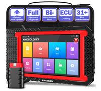KINGBOLEN K7 Outil de diagnostic automobile tous systèmes | Mises à jour gratuites à vie, codage ECU, test actif, 28 réinitialisations | Comparable à LAUNCH X431 CRP919E BT