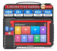 KINGBOLEN K7 outil de Diagnostic de voiture système complet Scanner OBD2 codage ECU Test actif 28 réinitialisation AF réinitialiser mise à jour gratuite à vie Scan Global Version