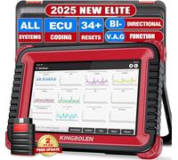 KINGBOLEN K8 Valise Diagnostic Auto, OBD2 Diagnostic Français pour système Complet avec 42+ Réinitialisations, Codes ECU, Contrôle Bidirectionnel, CANFD＆DOIP, Mise à Jour Gratuite 2 Ans