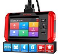 KINGBOLEN S500 Valise Diagnostic Auto pour Moteur/ABS/SRS/Boîte de Vitesses, Outil de Diagnostic OBD2 du 4 Système