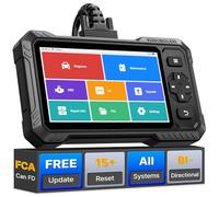 KINGBOLEN S6 Elite Valise Diagnostic Auto, OBD2 Diagnostic Français pour système Complet avec 15+ Réinitialisations, Contrôle Bidirectionnel, CANFD＆FCA, Mise à Jour Gratuite à Vie