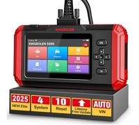 KINGBOLEN S600 Valise Diagnostic Auto pour Moteur/ABS/SRS/Boîte de Vitesses, Outil de Diagnostic OBD2 du 4 Système avec 10 Services