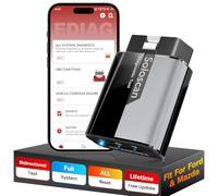 KINGBOLEN Soloscan Valise Diagnostic Auto OBD2 Scanner pour Ford/Mazda/Lincoln/Mercury, Lecteur de Code d'erreur de Moteur avec 50+ Services, pour Tous Les systèmes, Mise à Jour Gratuite à Vie