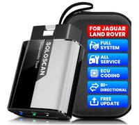 KINGBOLEN Soloscan Valise Diagnostic Auto Tous Les systèmes OBD2 Scanner pour Land Rover/Jaguar, avec 50+ Service, Mise à Jour à Vie