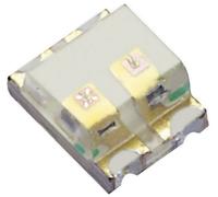 Kingbright KPTB-1612SURKCGKC LED CMS multicolore 0605 rouge, vert 80 mcd, 50 mcd 120 ° 20 mA 1.95 V, 2.1 V