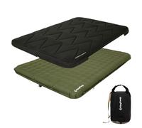 KingCamp Camping Mat Matelas Gonflable Double épaisseur 17 cm Confortable Matelas Gonflable Connectable Camping Sleeping Pad avec Housse Matelas à air pour