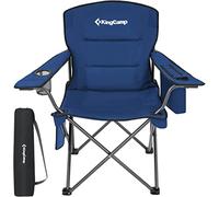 KingCamp Chaise de Camping Pliante Légère avec Porte-gobelet, Chaise Pliante Portable, Fauteuil Camping avec Sac de Rangement Charge 136kg pour Randonné Pique Nique Pêche Jardin Plage