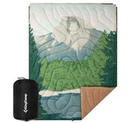 KingCamp Couverture de camping thermique chaude Sherpa & Ripstop - Extra épaisse et imperméable - Couverture de voyage ultra légère - Grande couverture d'extérieur pour camping, pique-nique, plage