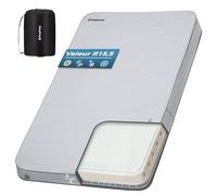 KingCamp Luxe Matelas de Camping Autogonflant Épaisseur 15cm pour 2 Personnes Matelas de Couchage Autogonflant Ultraléger 3D Conception Coussin de Couchage pour Camping Randonnée Voyage Tente Maison