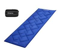 KingCamp Matelas de Camping, Confortable, Antidérapant, Léger, Compact | 350 g/m² polyester, 4 sangles d'angle, lavable, polyvalent et doux, pour lits pliants et chaises longues de camping