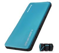 KingCamp Matelas de Camping Gonflable Simple en Mousse à Mémoire de Forme - 10cm Épaisseur, Souple, 50D TPU Élastique pour Randonnée et Sac à Dos