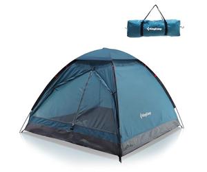 KingCamp MONDOME II Tente de Camping Ultra Légère pour 2 Personnes - Dôme Étanche, Compacte et Adaptée au Sac à Dos - Idéale pour Camping, Trekking et Extérieur - Bleu