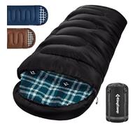 KingCamp Sac de Couchage d'hiver Unisexe pour Adulte 300 g Noir L 230 x 90 cm