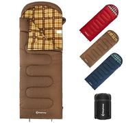 KingCamp Sac de Couchage Unisexe pour Adulte - 400 g - Café - Taille L