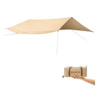 KingCamp Tarp Khan T Voile d'ombrage Camping Wind Protection contre la tente Bâche en coton