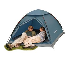KingCamp Tente de Camping 2-3 Personnes,Spacieux,Imperméable 3000 mm,Bleu