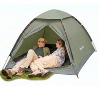 KingCamp Tente de Camping 2-3 Personnes,Spacieux,Imperméable 3000 mm, Verte