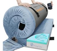 KingChii CertiPUR-US Matelas de camping en mousse à mémoire de forme, portable, enroulable, pour voyage, voiture, camping, matelas de sol, matelas pour lit de camp, lit d'invité, pour soirée pyjama