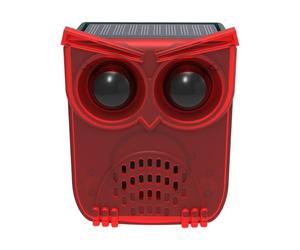 KINGCOO Alarme Détecteur de Mouvement Solaire Extérieur-13Sounds(1PC) | Led Rouge Flashig Sécurité Strobe Lumière,Aboiement de Chien et Coup de Feu,Générateur de Bruit 129dB Pour Jardin Ferme Cour
