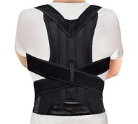 KINGCOO Correcteur de posture pour hommes et femmes, soutien dorsal respirant et réglable, correcteur de dos, douleurs aux épaules, réduit la nuque, correction du dos (XXXXL)