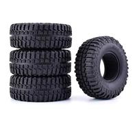 KINGCOO Lot de 4 pneus de voiture RC Crawler en caoutchouc 1,9" pour 1:10 RC Rock Crawler Pièces pour Axial SCX10 D90 TF2 TRX4 Tamiya Redcat Gen8 (100 mm)