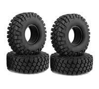 KINGCOO Lot de 4 pneus de voiture RC Crawler en caoutchouc 1,9" pour 1:10 RC Rock Crawler Pièces pour Axial SCX10 D90 TF2 TRX4 Tamiya Gen8 (114 mm)