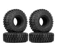 KINGCOO Lot de 4 pneus de voiture RC Crawler en caoutchouc 1,9" pour 1:10 RC Rock Crawler Pièces pour Axial SCX10 D90 TF2 TRX4 Tamiya Gen8 (A-120 mm)