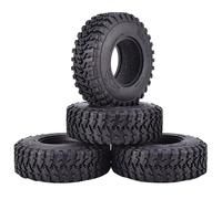 KINGCOO Lot de 4 pneus de voiture RC Crawler en caoutchouc de 1,9" pour 1:10 RC Rock Crawler Pièces pour Axial SCX10 D90 TF2 TRX4 Tamiya Redcat Gen8 (105 mm)