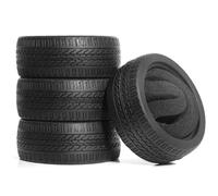 KINGCOO Lot de 4 pneus en caoutchouc RC avec inserts en mousse pour pneus de voiture RC 1:10 sur route, Runflating, Touring Racing Car pour Tamiya HSP HPI Kyosho (62 MM-B)