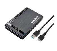 KingData Boîtier de disque dur SSD HDD 2,5" SATA III USB 3.0 Lecteur externe pour ordinateur portable Transfert de données rapide Câble UASP inclus Indicateur LED sans outil