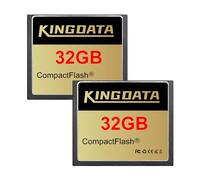 KINGDATA Compact Flash 32GB 2PACK CF Cartes CF400X FAT32 TypeI pour appareils Photo numériques Vintage