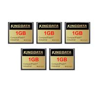 KINGDATA Lot de 5 cartes mémoire flash compactes industrielles 1 Go FAT16 Type I pour appareils photo numériques industriels vintage