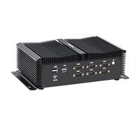 KINGDEL GK9000 Mini Industrial PC Core i5-10200H Processor 4 Cores 8MB Cache Max 4.10GHz 8GB RAM 256GB SSD 3xHD 8xUSB 6xCOM UHD Graphics Wake on LAN